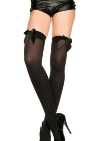 Női Fekete Combfix Masnival