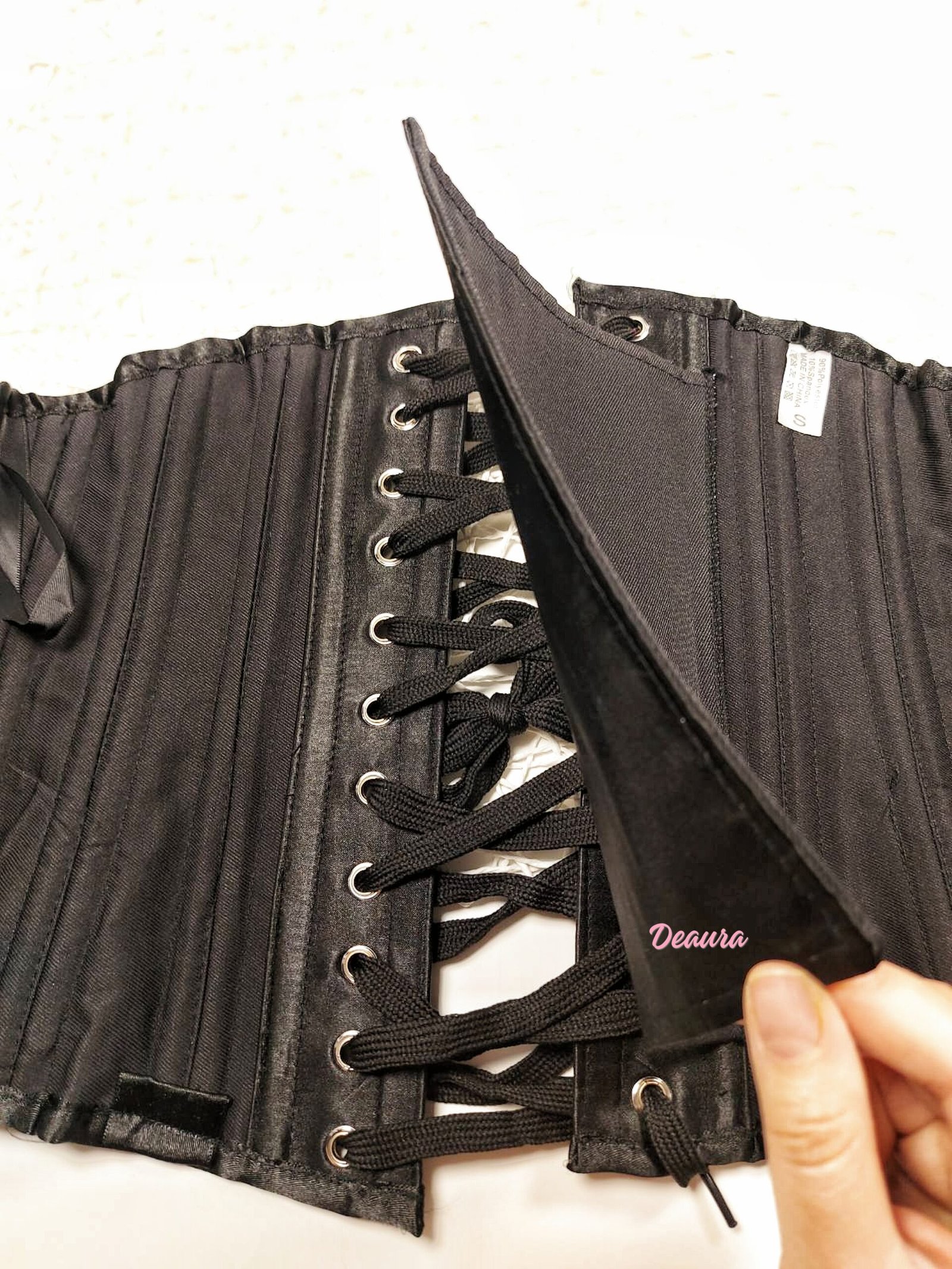 Női derék Fűző-Alakformáló-Fekete - Image 4