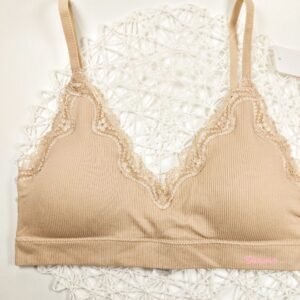 Bordázott strecces melltartó