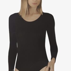 Női Pamut Sima body -Kerek nyakú