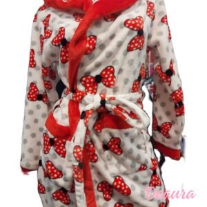 Női plüss kapucnis köntös- M méret