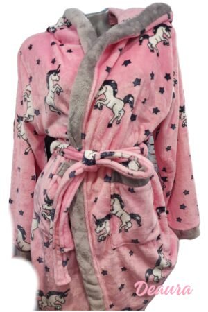 Női plüss kapucnis köntös- XL méret