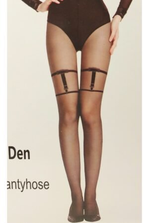 Női Harisnya nadrág Pánt Mintással- 20 Den