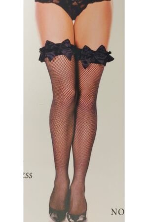 Női Fekete Necc Combfix Masnival