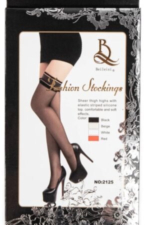 Női Beileisi Fekete Combfix - Csíkkal