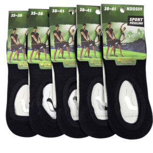 Női Auravia Sport Titok zokni- Csomag 5 pár- Fekete