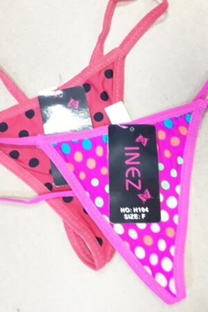 Női Y tanga- Csipő derekű-2db.-os szett