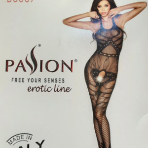 Passion BS037 Nyitott Tesztruha- Fekete