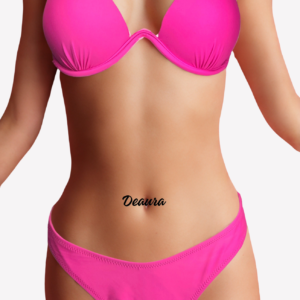 Push-up Rozsaszín kétrészes fürdőruha szett