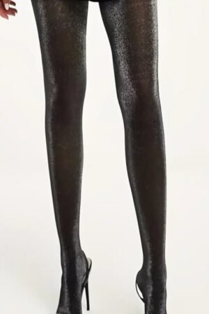 Női Fekete Ezüst Fényű Harisnya - 200 Den