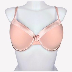 Szatén mintás melltartó Mályva színű B kosár