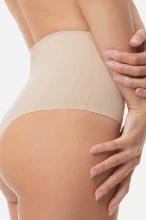 Julimex Magas Derékú Simple Brasil Maxi-Varrásnélküli- Bézsszín