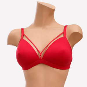 Merrevítőnékül melltartó 39103 - Díszpánttal - Piros