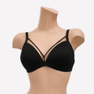 Merrevítőnékül melltartó 39103 - Díszpánttal - Fekete