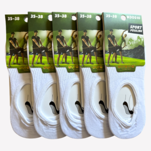 Női Auravia Sport Titok zokni- Csomag 5 pár- Fehér