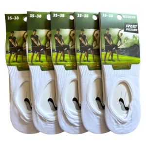 Női Auravia Sport Titok zokni- Csomag 5 pár- Fehér