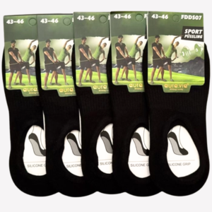 Férfi Auravia Sport Titok zokni- Csomag 5 pár- Fekete