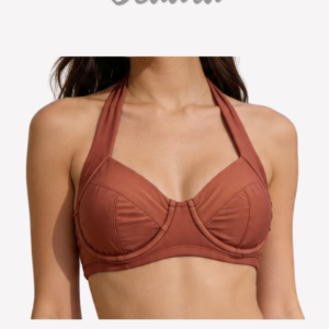 OLIVE HALTER NECK - Underwire Top  FÜRDŐ FELSŐ - RiadSzín